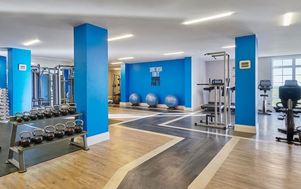 Fitnessbereich Foto