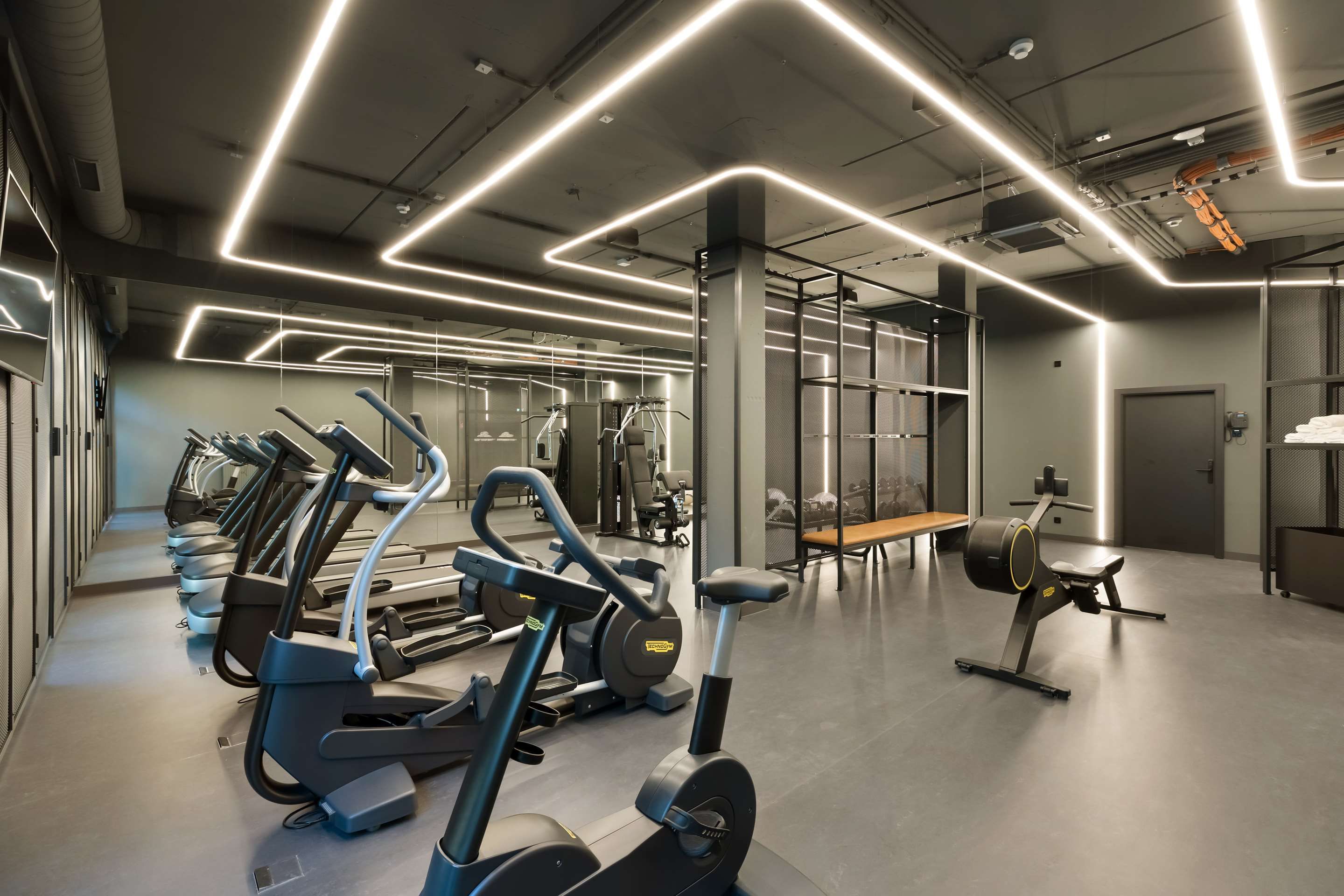 Fitnessbereich Foto