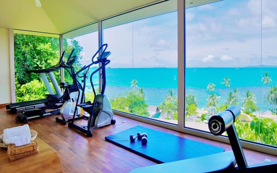 Fitnessbereich Foto
