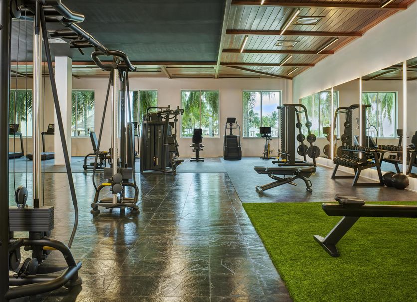 Fitnessbereich Foto