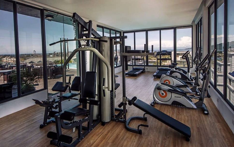 Fitnessbereich Foto