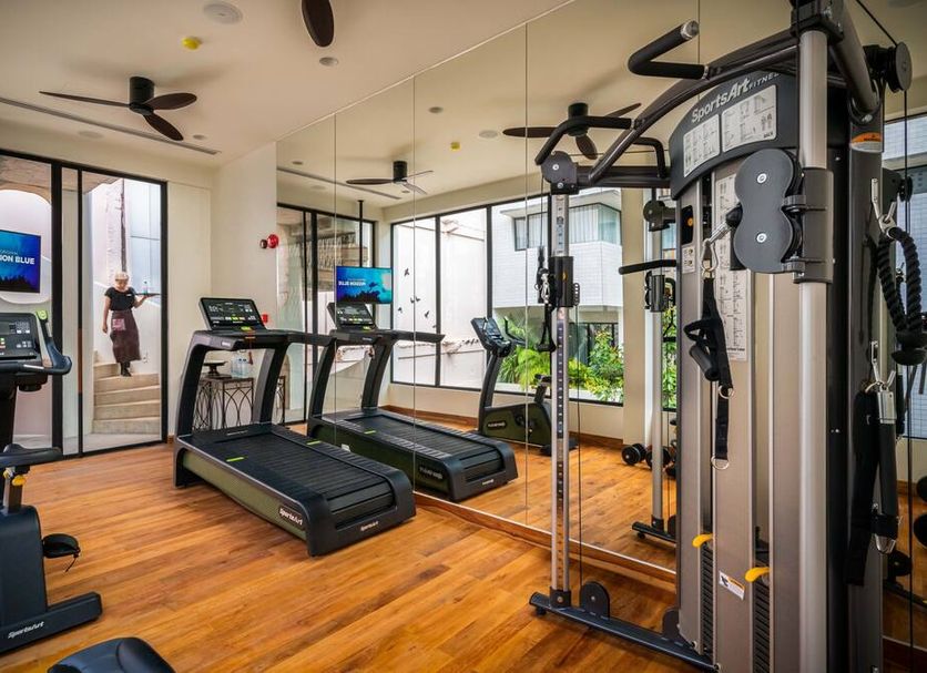Fitnessbereich Foto