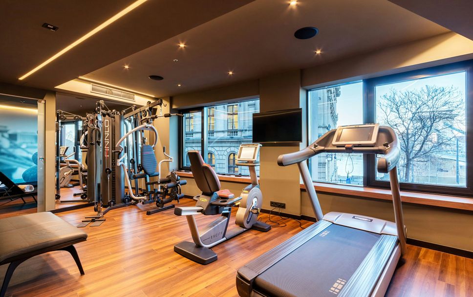 Fitnessbereich Foto