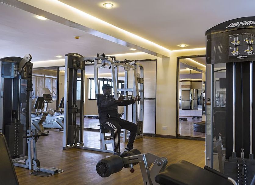 Fitnessbereich Foto