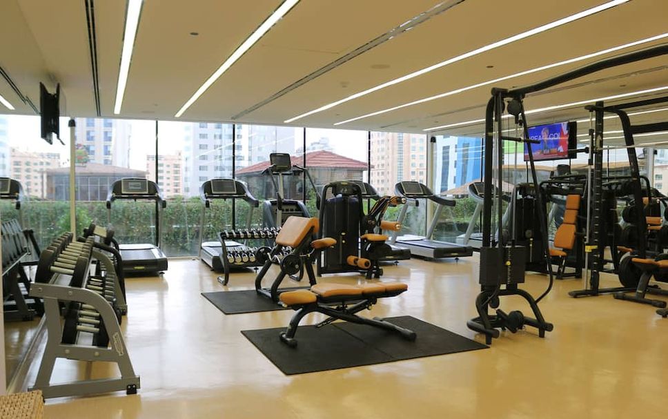 Fitnessbereich Foto