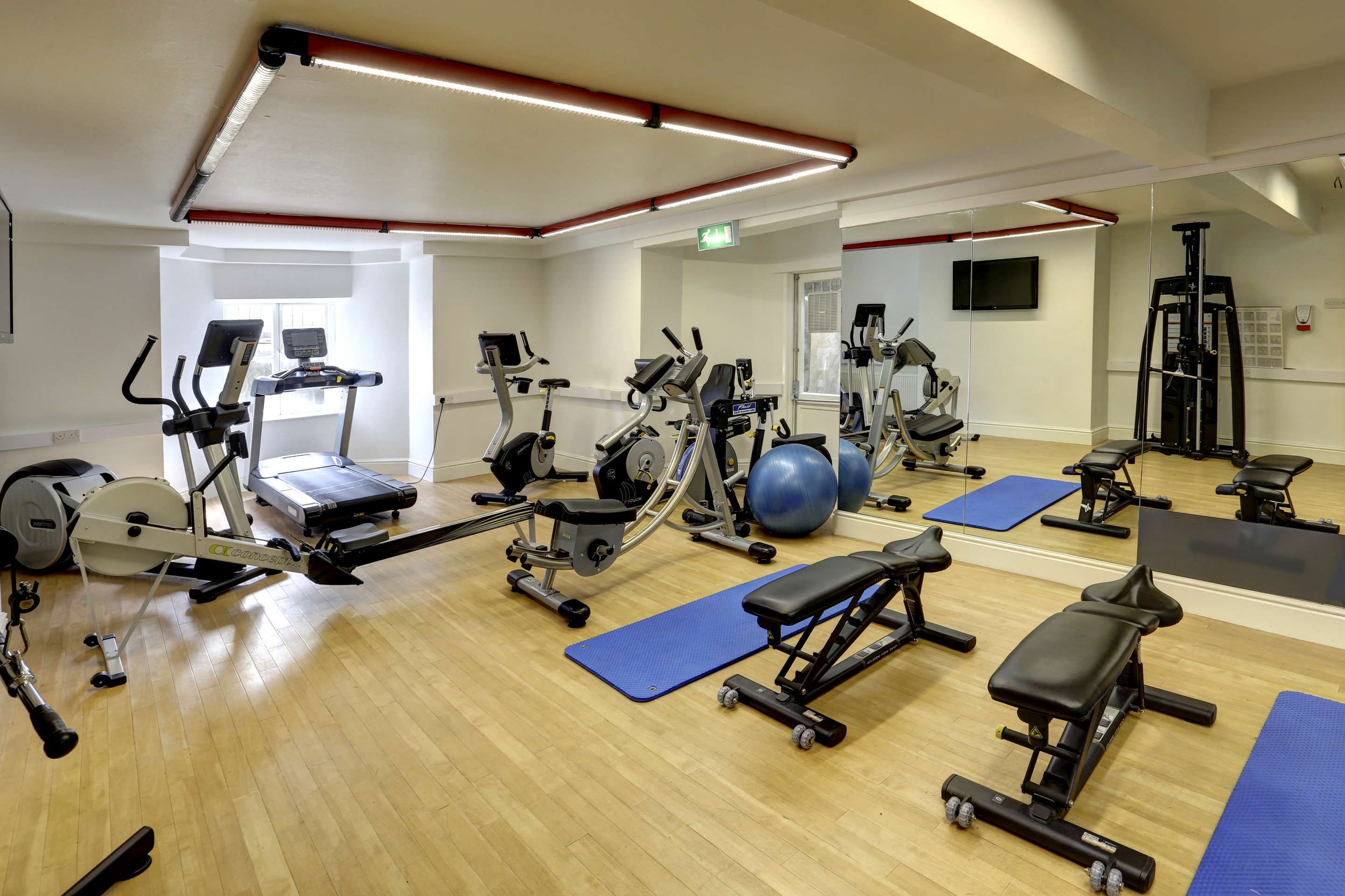 Fitnessbereich Foto