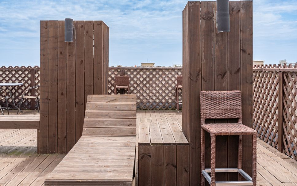 Dachterrasse Foto