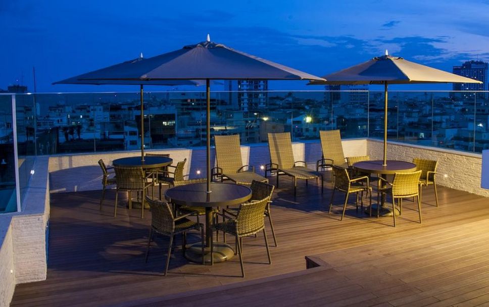Dachterrasse Foto