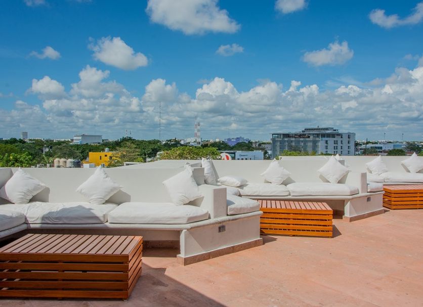 Dachterrasse Foto