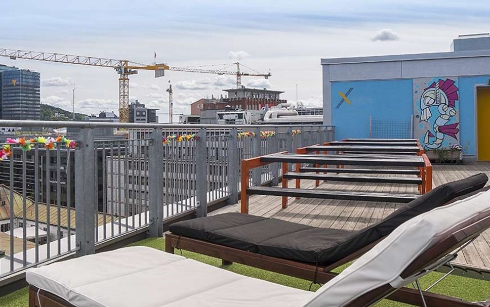 Dachterrasse Foto