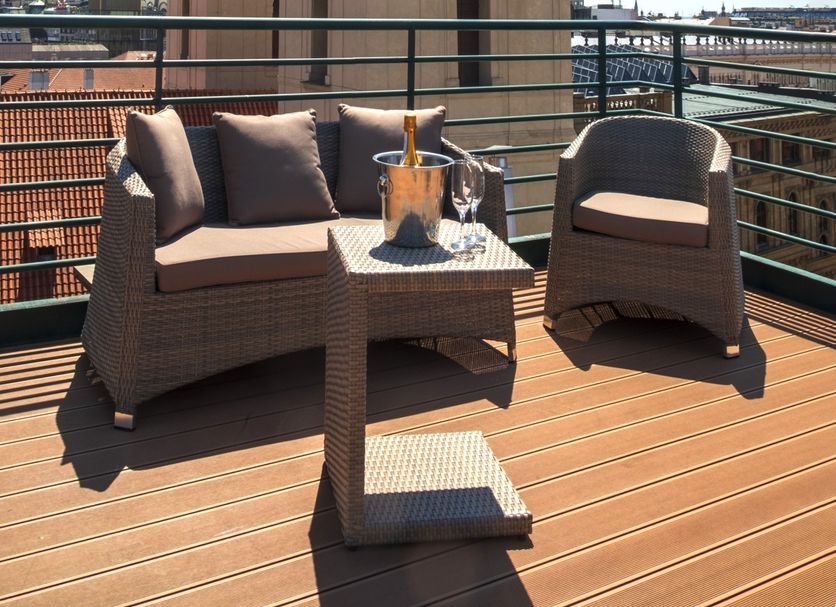Dachterrasse Foto