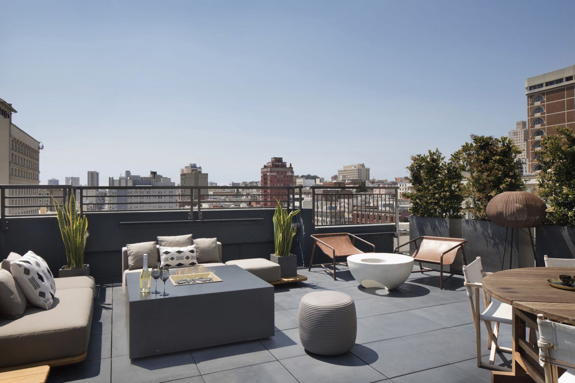 Dachterrasse Foto